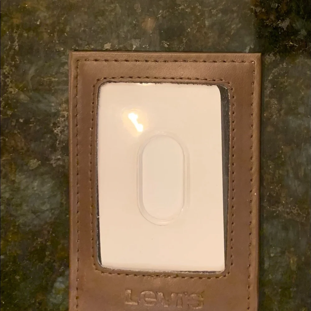 Levi’s Mens Small Magnetic Wallet, Brown, Brown Not Tan, NWOT, Never Used - Picture 10 of 11